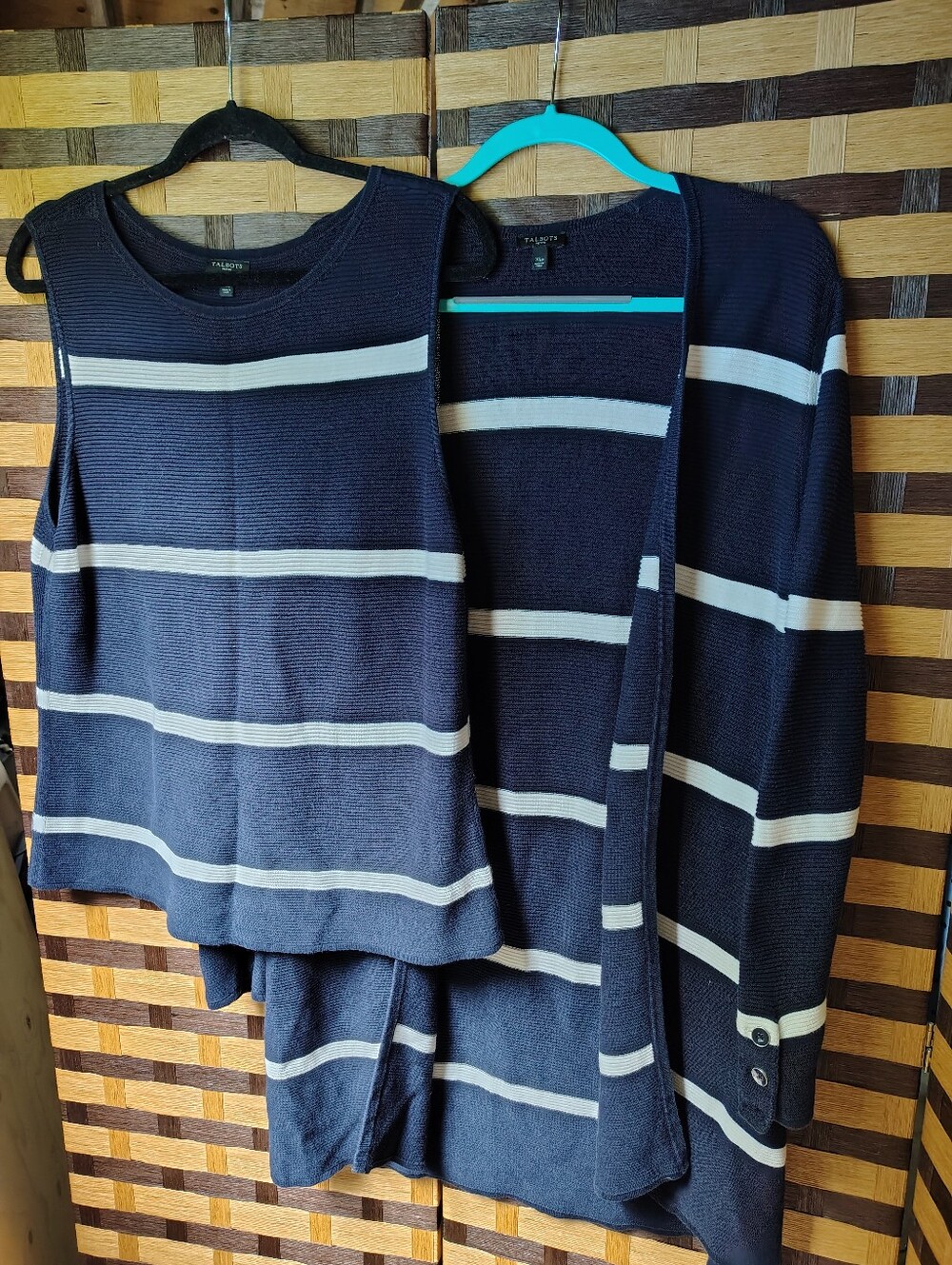 Sweater Set Xlp Navy with White Stripes
